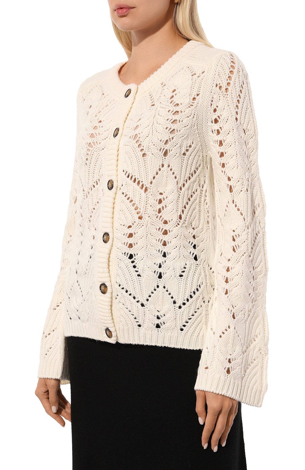 Кардиган из шерсти и кашемира LOULOU DE SAISON, арт. FRUT0S, фото 3