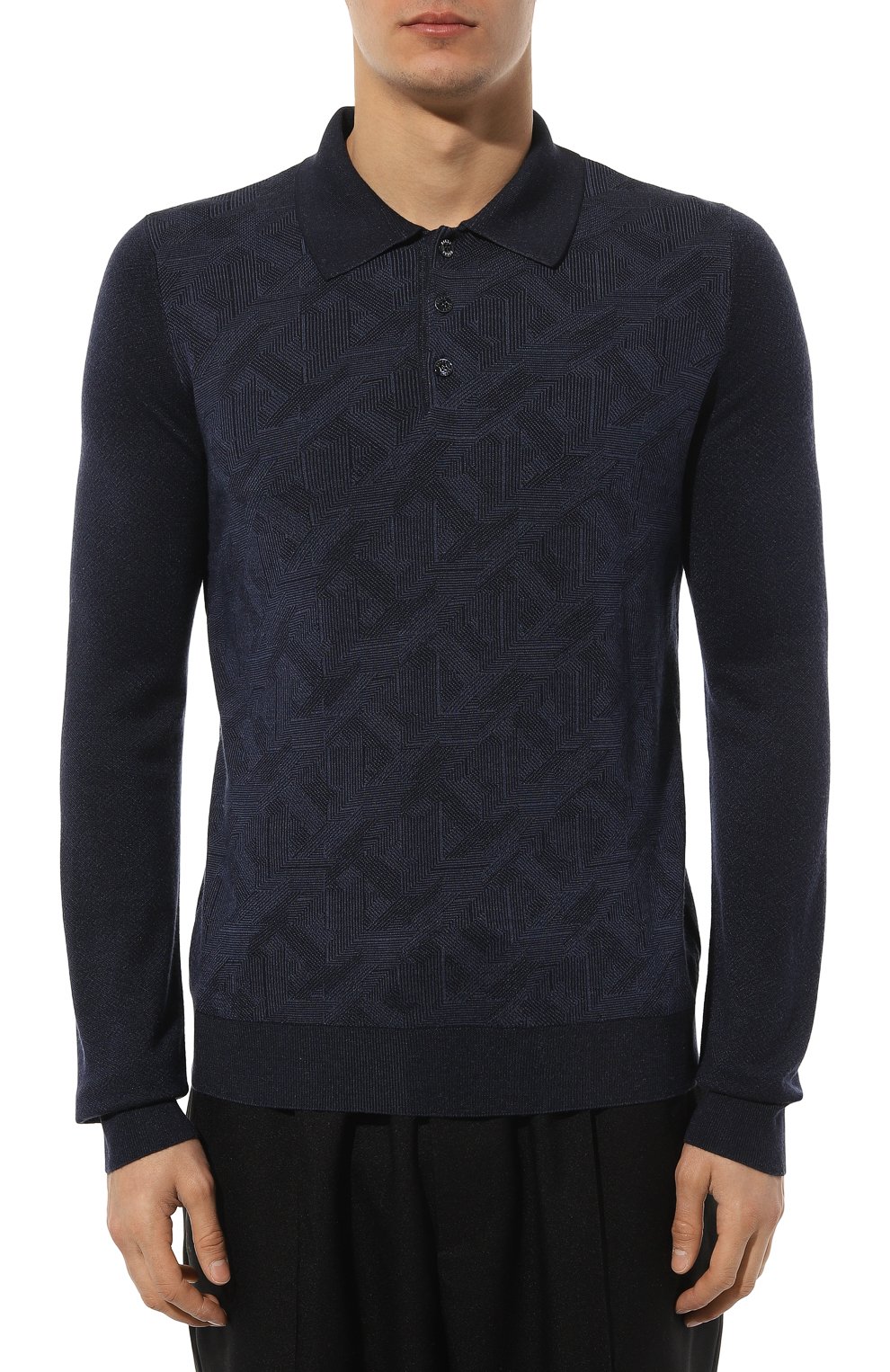 Поло из шерсти и шелка ZILLI, арт. KBP001M0230VRPP00, фото 3