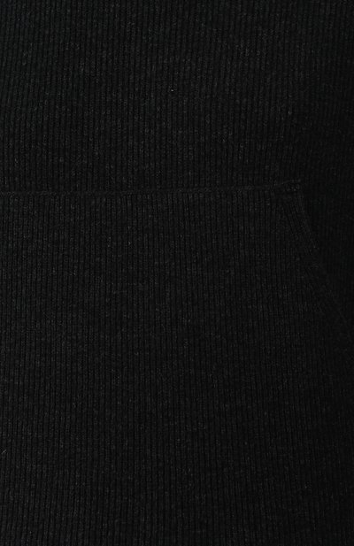 Пуловер с капюшоном NANUSHKA серого цвета по цене 38850 руб., арт. M0G_CHARC0AL_CASHMERE BLEND RIB, фото 5 Пуловер с капюшоном NANUSHKA, арт. M0G_CHARC0AL_CASHMERE BLEND RIB, фото 5