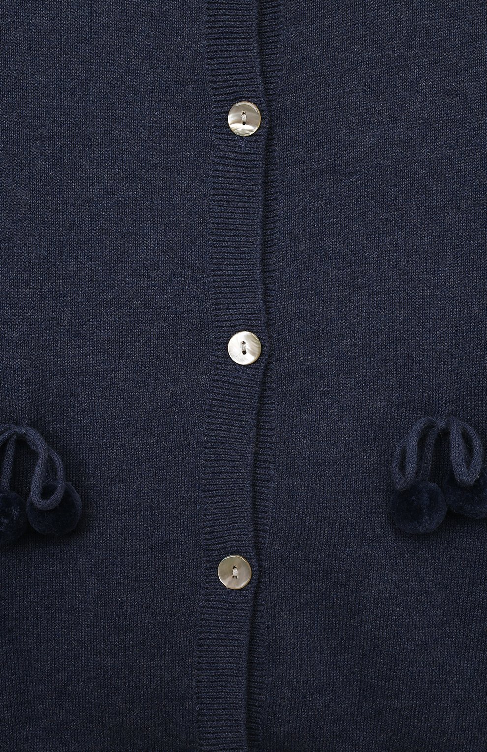 Хлопковый кардиган OSCAR ET VALENTINE синего цвета по цене 30000 руб., арт. CAR01M, фото 3 Хлопковый кардиган OSCAR ET VALENTINE, арт. CAR01M, фото 3