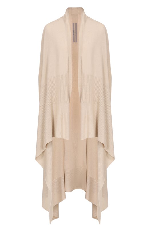 Шерстяной кардиган Rick Owens RP01F6643/M Бежевый RP01F6643/M