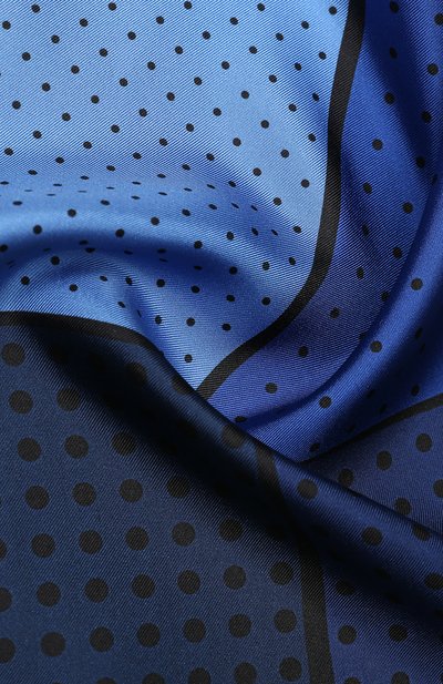 Шелковый платок LANVIN темно-синего цвета по цене 7880 руб., арт. 2427/HANDKERCHIEF, фото 2 Шелковый платок LANVIN, арт. 2427/HANDKERCHIEF, фото 2