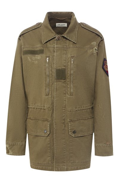 Женская хлопковая парка SAINT LAURENT, арт. 560709/Y153W