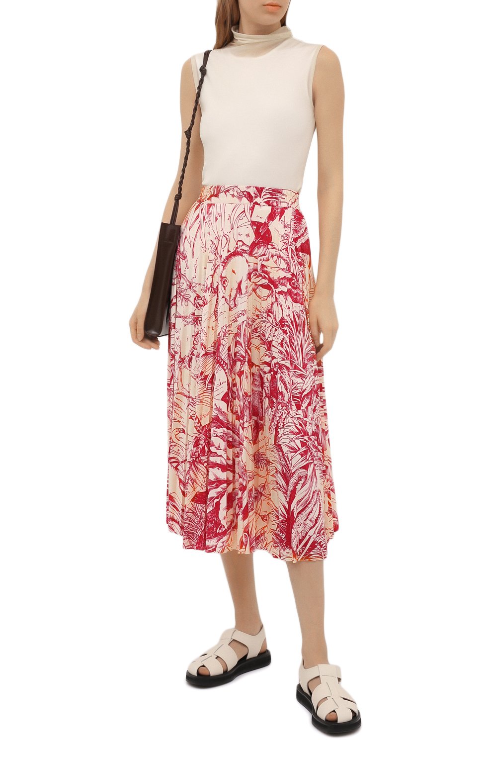 Плиссированная юбка REDVALENTINO, арт. VR0MD01Q/5WK, фото 2