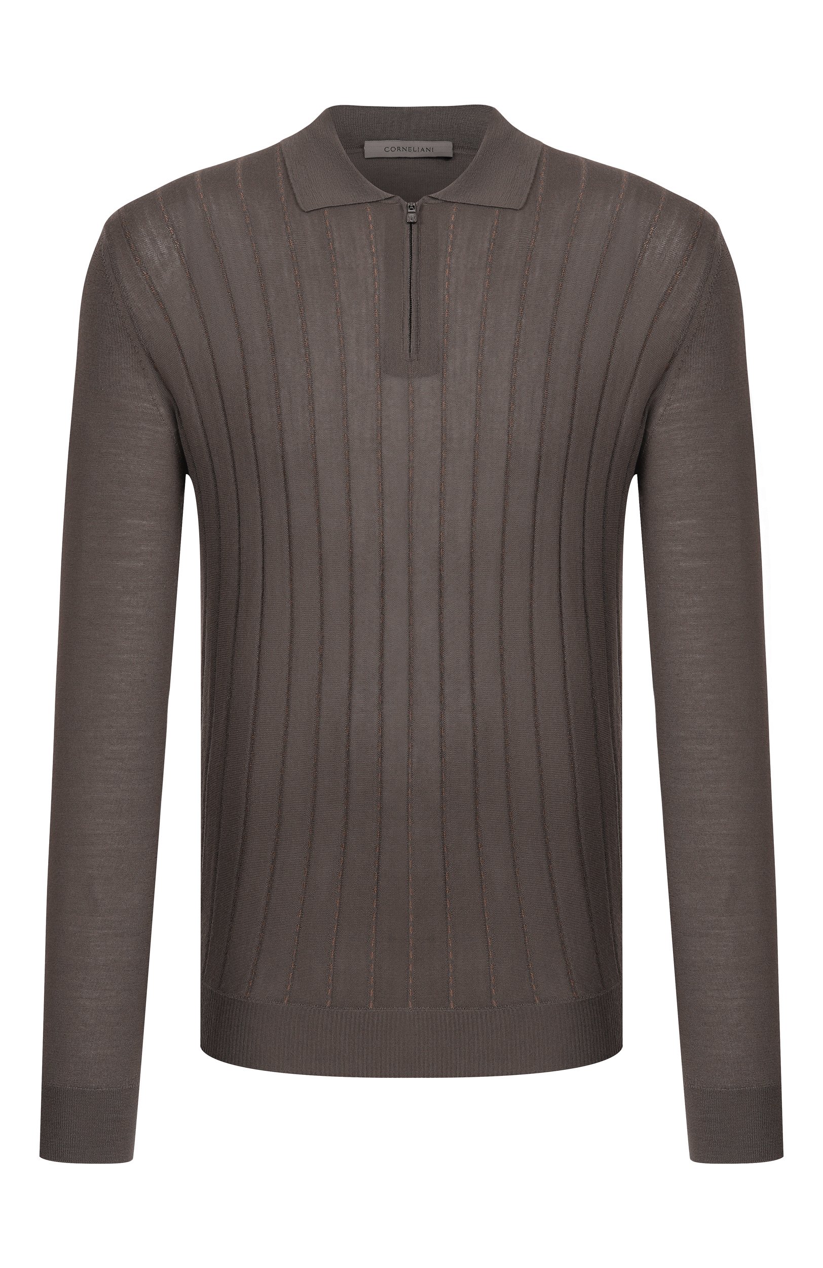 Поло из шерсти и шелка CORNELIANI, арт. 28M563/2A25101, фото 1