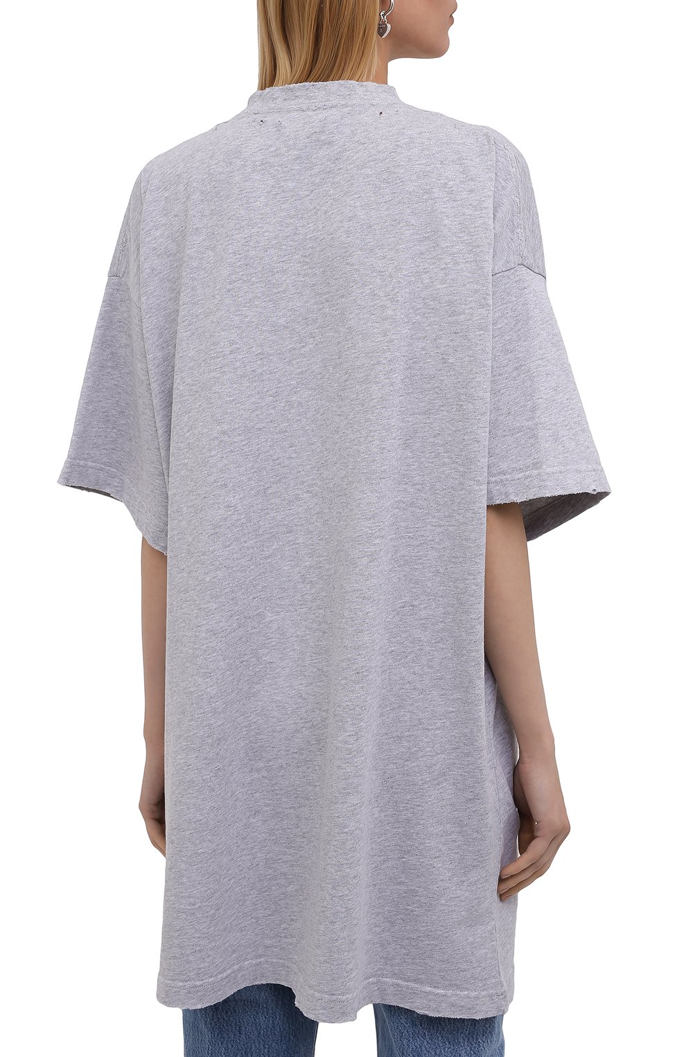 Хлопковая футболка BALENCIAGA, арт. 676589/TLV57, фото 4