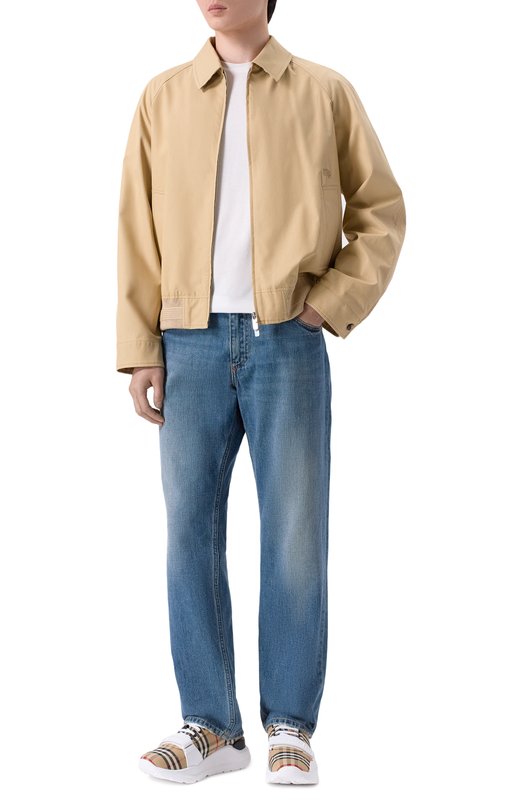 Текстильные кроссовки Ramsey Burberry 8048577 Бежевый  8048577 Фото 2