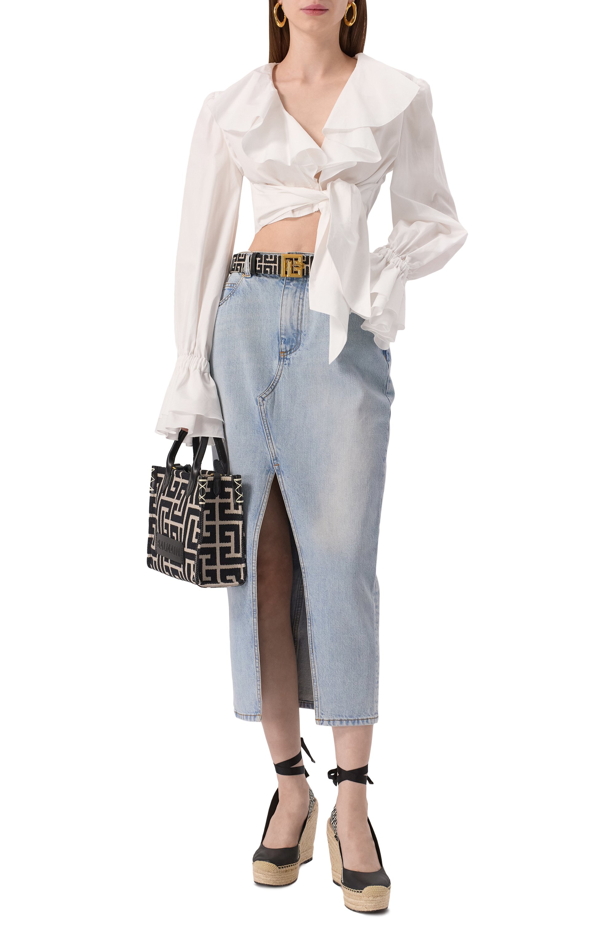 Комбинированные босоножки alex BALMAIN, арт. EN1UJ965/LVWB, фото 2