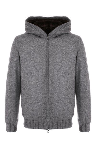 К ашемировый бомбер с меховой подкладкой LORO PIANA, арт. FAI3501, фото 1