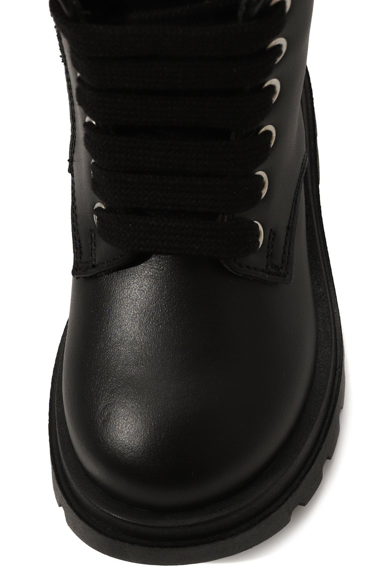 Кожаные ботинки MOSCHINO, арт. 78635/VAR1/18-27, фото 4