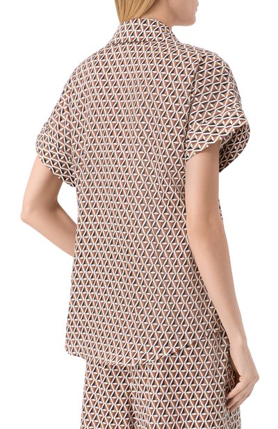 Хлопковая рубашка MAX MARA, арт. BCHCREA 261611101, фото 4