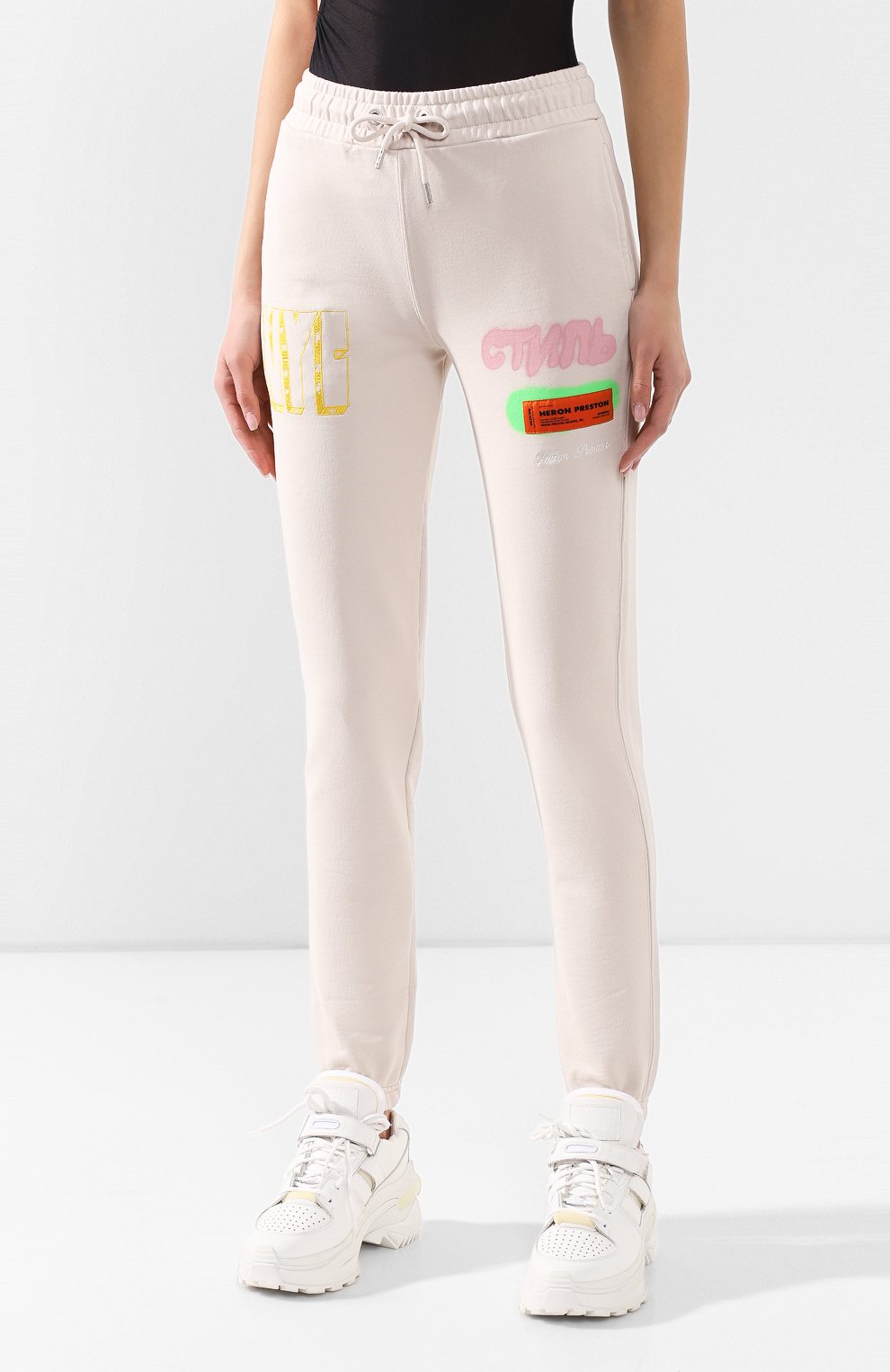 Хлопковые джоггеры HERON PRESTON, арт. HWCH002R208090146188, фото 3