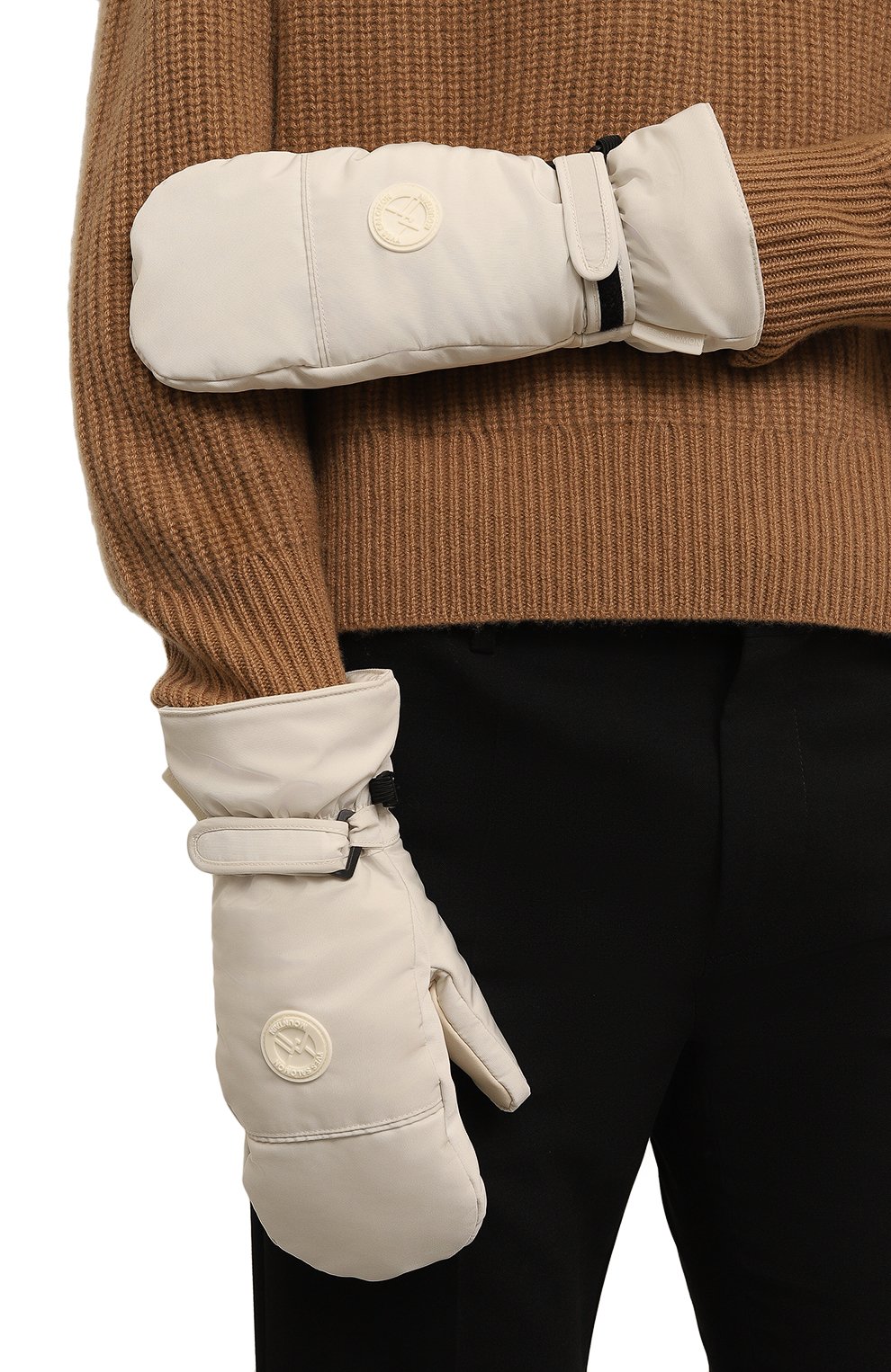 Утепленные варежки YVES SALOMON, арт. 24WKA015XXM20W, фото 2