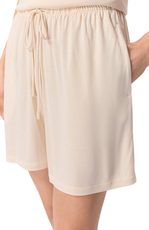 Шелковое шорты 12 STOREEZ 136712 Кремовый  136712 Фото 5