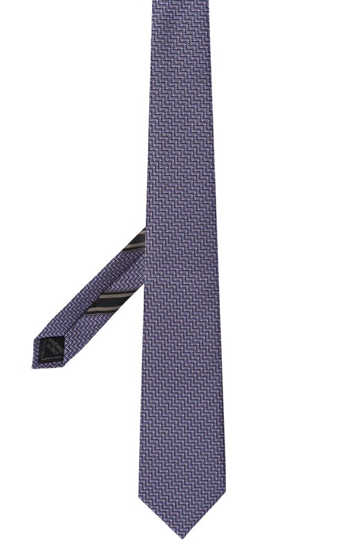 Шелковый галстук Brioni 061D00/PD465 Фиолетовый  061D00/PD465 Фото 3