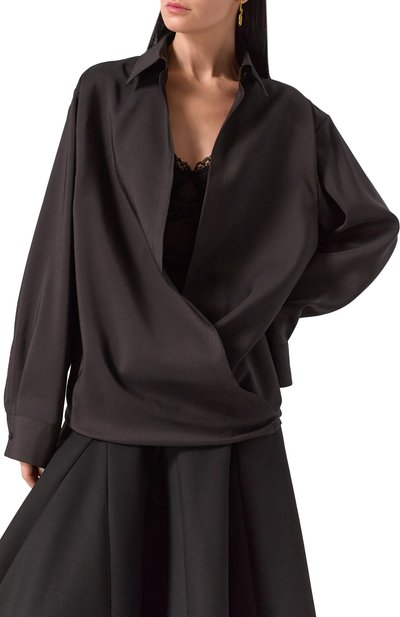 Блузка из шерсти и шелка VALENTINO, арт. 5B0AB6T58Y1, фото 3