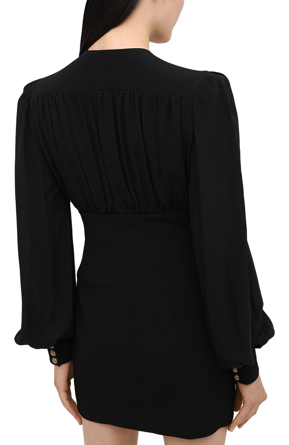 Платье из вискозы BALMAIN, арт. UF16285/V089, фото 4