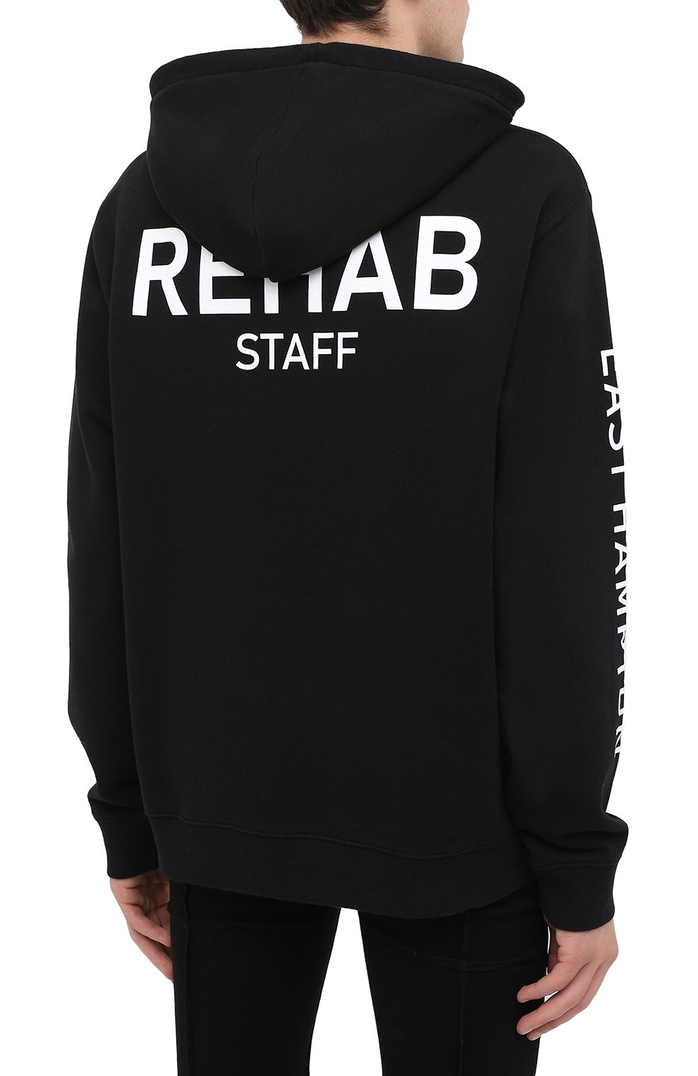 Хлопковое худи RTA, арт. MF0213-95BLK1, фото 4