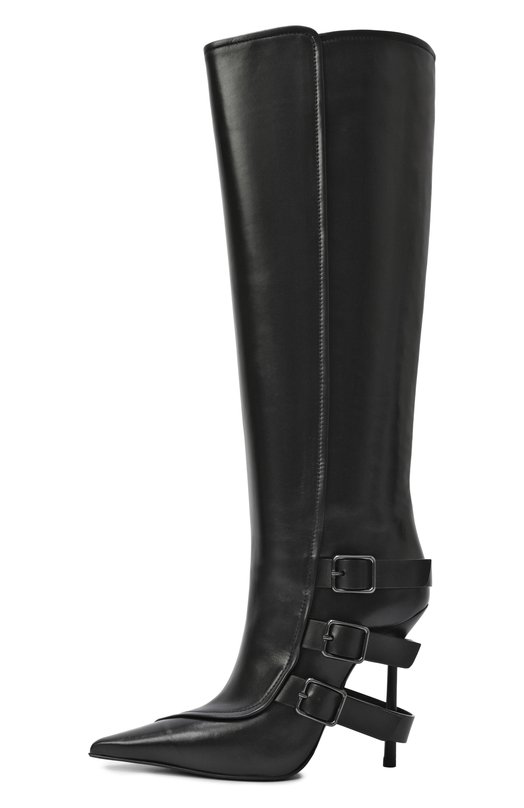 Кожаные сапоги Courtney 120 Le Silla 4289C100BXPPGL0 Чёрный  4289C100BXPPGL0 Фото 4