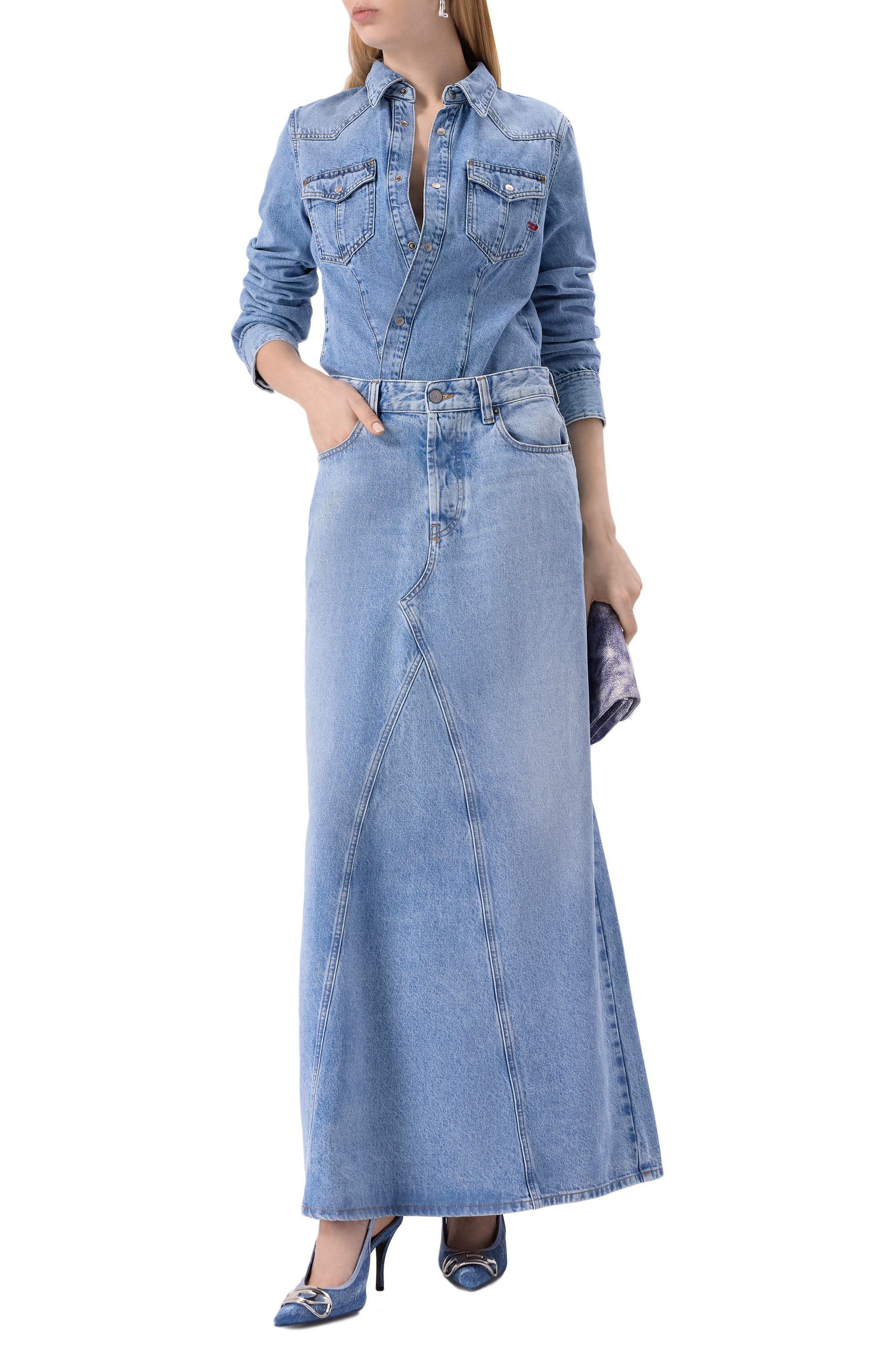 Джинсовая рубашка DIESEL, арт. A09966/068KC, фото 2