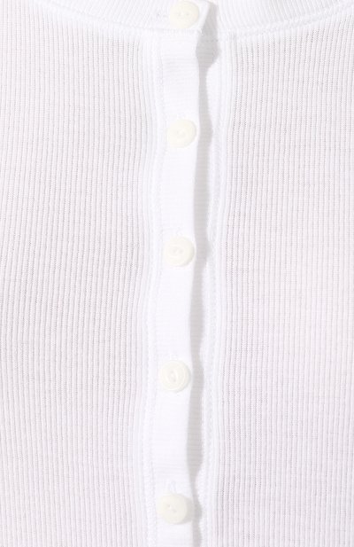 Хлопковый лонгслив-хенли RAG AND BONE белого цвета по цене 17550 руб., арт. WCC20ST057JR57, фото 5 Хлопковый лонгслив-хенли RAG AND BONE, арт. WCC20ST057JR57, фото 5