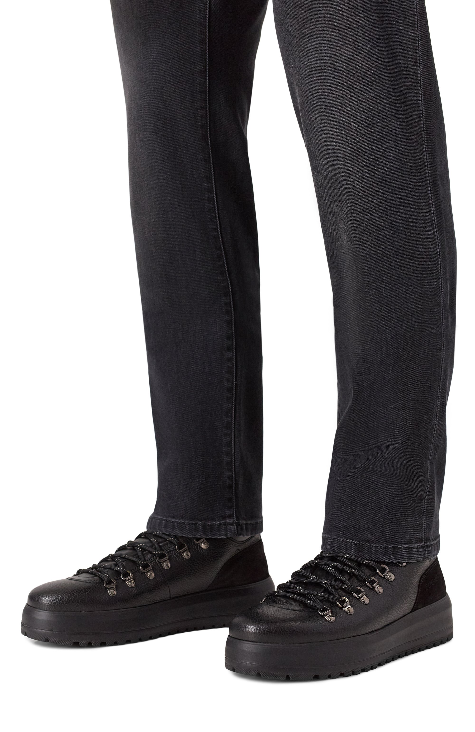 Кожаные ботинки antwerp BOGNER черного цвета по цене 55950 руб., арт. 12541813, фото 3 Кожаные ботинки antwerp BOGNER, арт. 12541813, фото 3