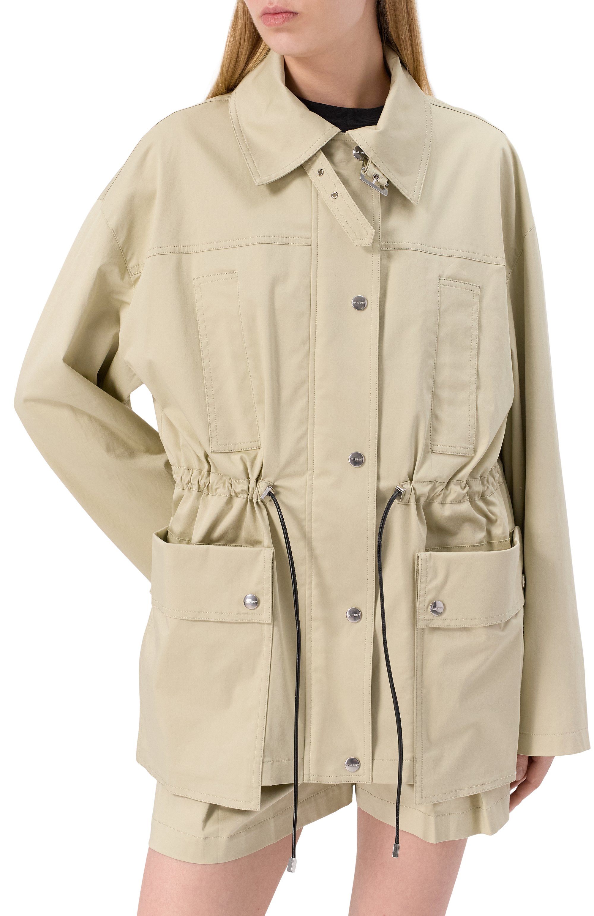 Хлопковая парка HALFBOY, арт. HS251W0004, фото 3