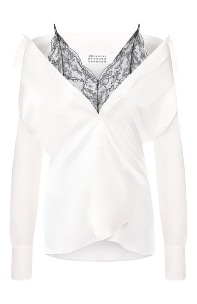 Шелковая блузка MAISON MARGIELA, арт. S51DL0262/S49238, фото 1