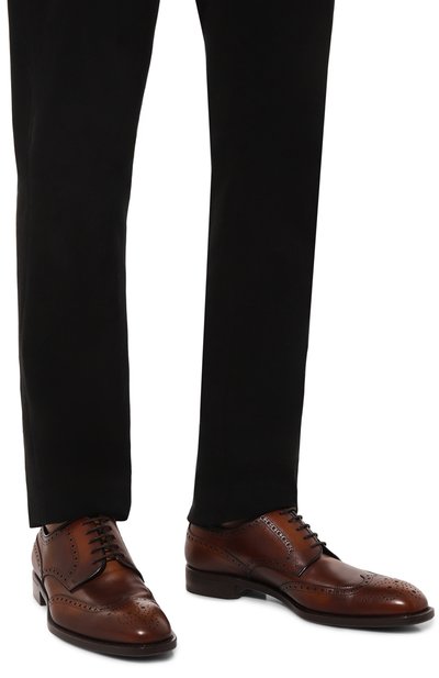 Кожаные дерби PRADA, арт. 2EB109-3F33-F0038-C001, фото 3