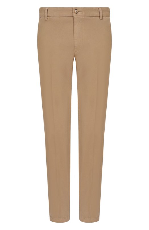 Хлопковые брюки BOSS 50543304 Бежевый 50543304