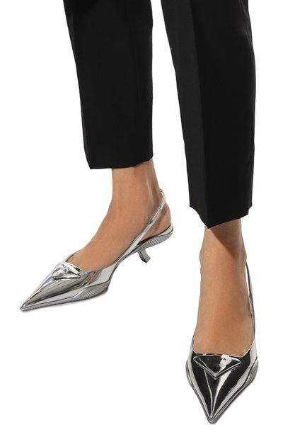 Кожаные туфли PRADA, арт. 1I565M-055-F0118-A045, фото 3