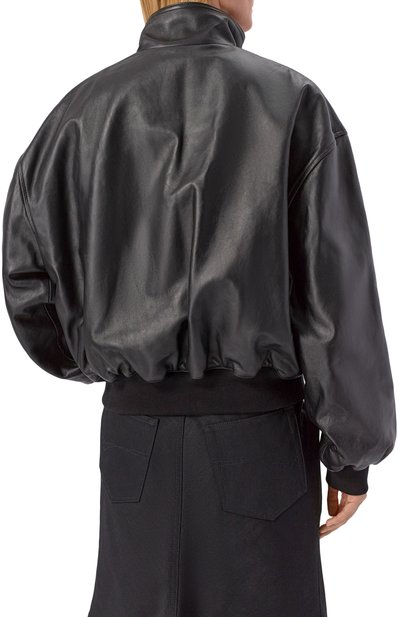 Кожаный бомбер BALENCIAGA, арт. 851025/TSS02, фото 4