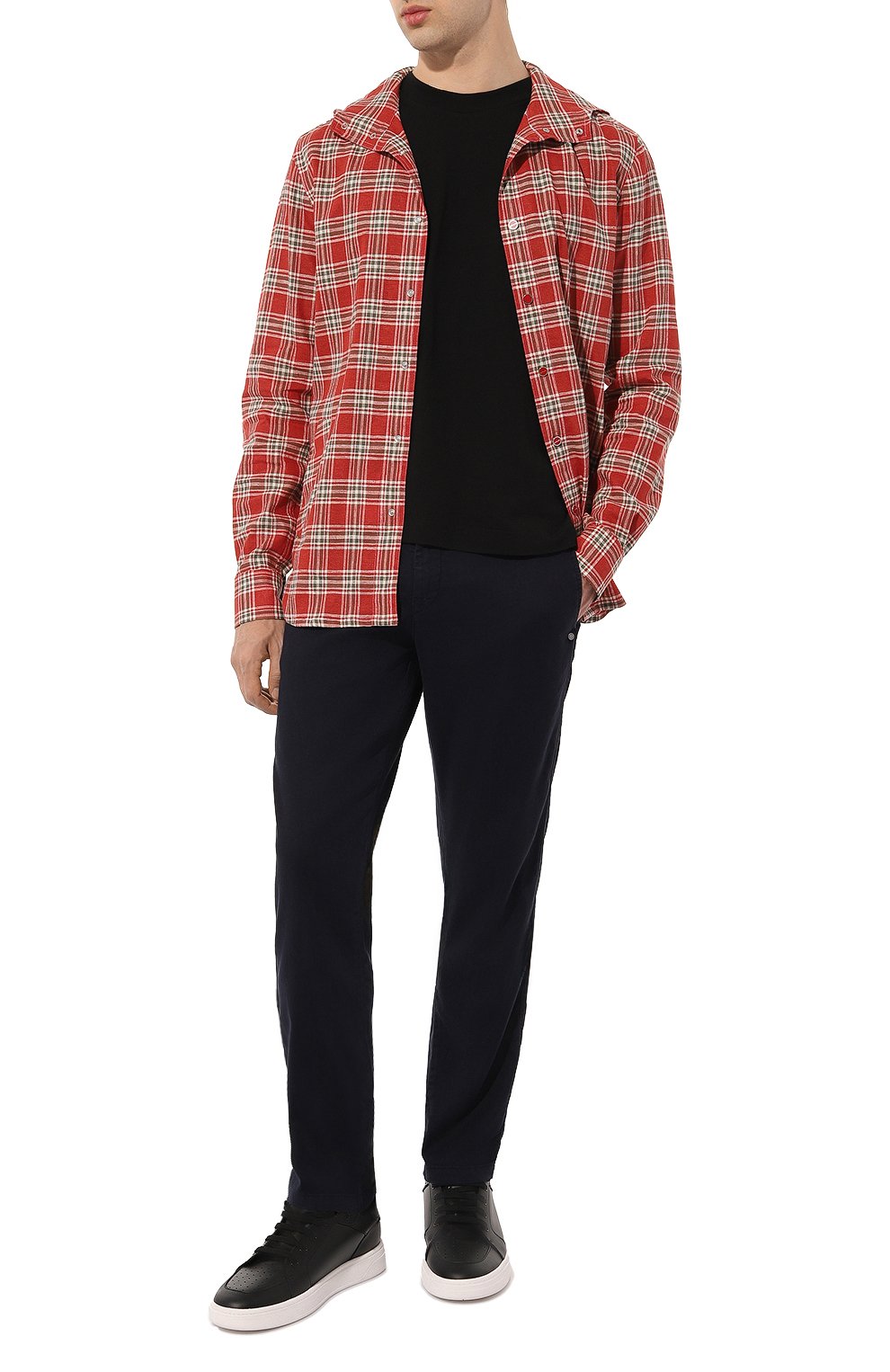 Брюки изо льна и хлопка BOGNER синего цвета по цене 30400 руб., арт. 18507335, фото 2 Брюки изо льна и хлопка BOGNER, арт. 18507335, фото 2