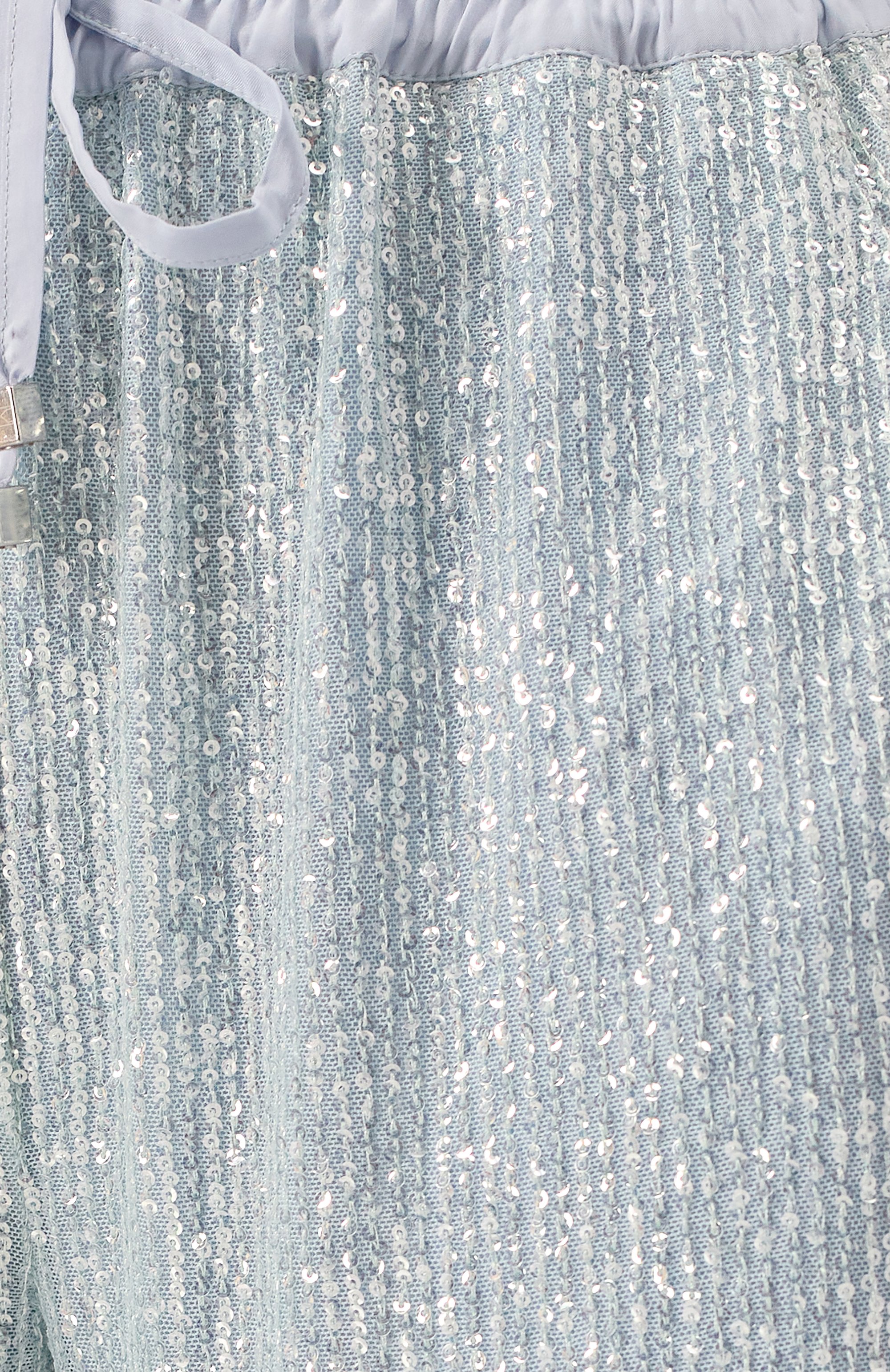 Брюки с отделкой пайетками KITON голубого цвета по цене 263500 руб., арт. D59127K0989E01, фото 6 Брюки с отделкой пайетками KITON, арт. D59127K0989E01, фото 6