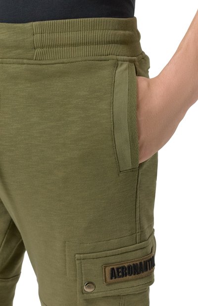 Хлопковые джоггеры AERONAUTICA MILITARE, арт. 251PF982F585, фото 5