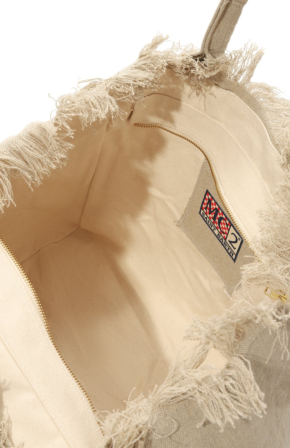 Сумка-тоут vanity MC2 SAINT BARTH бежевого цвета по цене 15650 руб., арт. VANITY LINEN/STBA/00122F, фото 5 Сумка-тоут vanity MC2 SAINT BARTH, арт. VANITY LINEN/STBA/00122F, фото 5