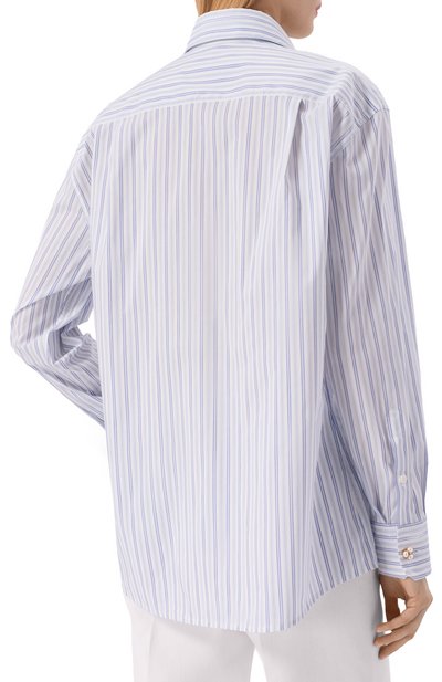 Рубашка DOLCE & GABBANA голубого цвета по цене 98000 руб., арт. F5U25Z/FBMFN, фото 4 Рубашка DOLCE & GABBANA, арт. F5U25Z/FBMFN, фото 4