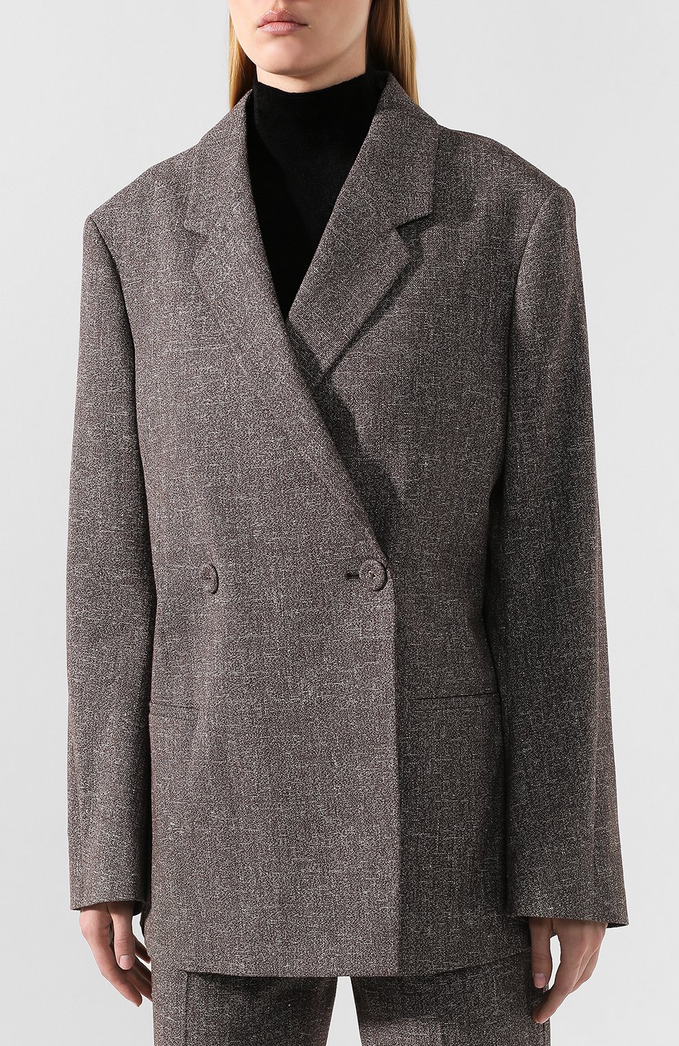 Жакет из смеси хлопка и льна TOTEME, арт. L0RE0 193-111-702, фото 3