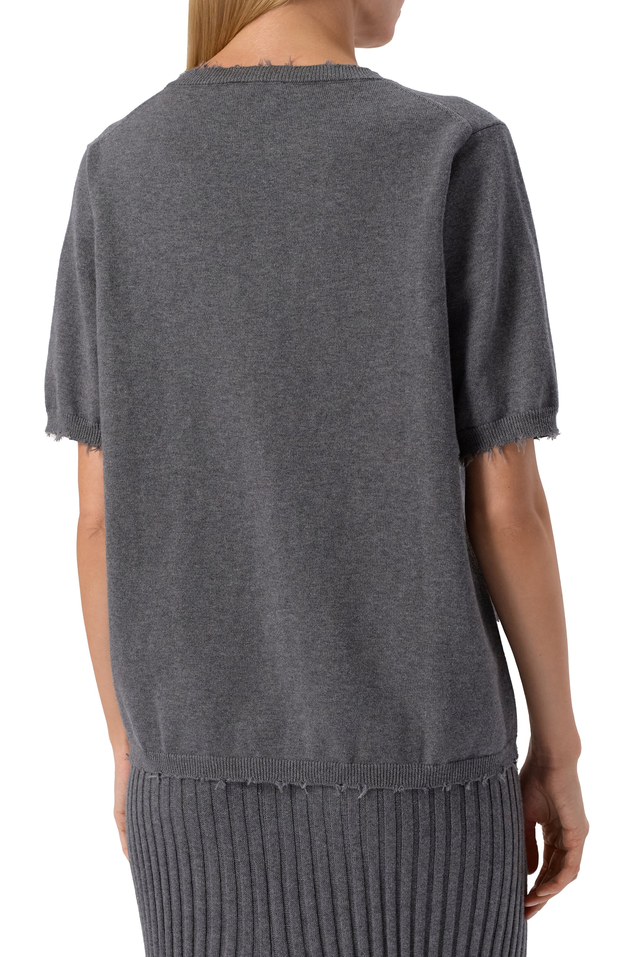 Пуловер из хлопка и кашемира ADDICTED, арт. MK2404C, фото 4