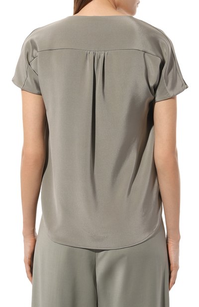 Шелковая футболка KITON, арт. D47454K0977A, фото 4