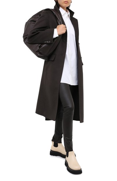 Кожаные легинсы KITON, арт. D50171X05S03, фото 2