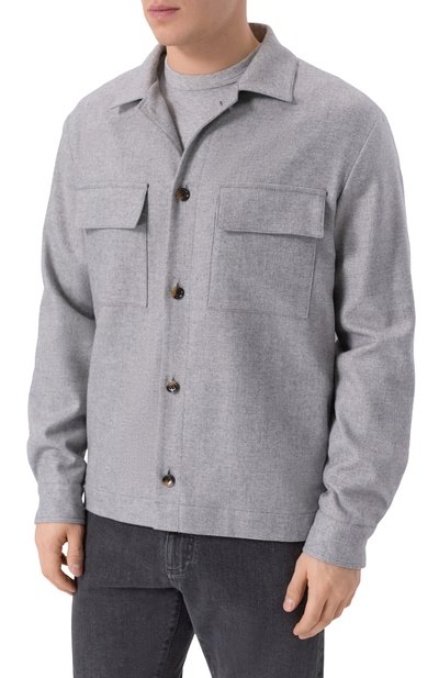 Куртка-рубашка из шерсти и кашемира WINDSOR, арт. 13 LAV0R0 10014477/30049253, фото 3