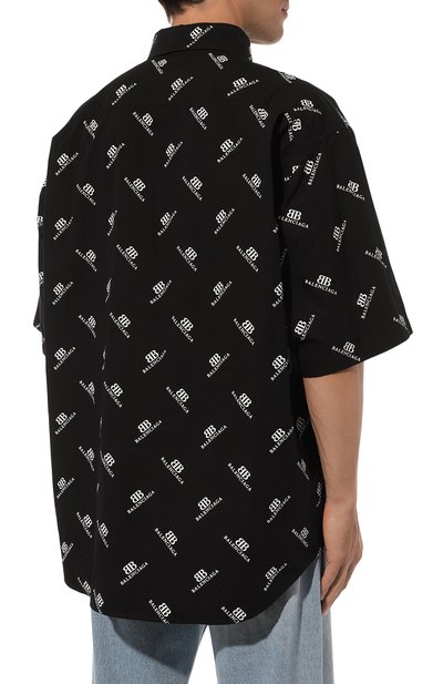 Хлопковая рубашка BALENCIAGA, арт. 681702/TQL14, фото 4