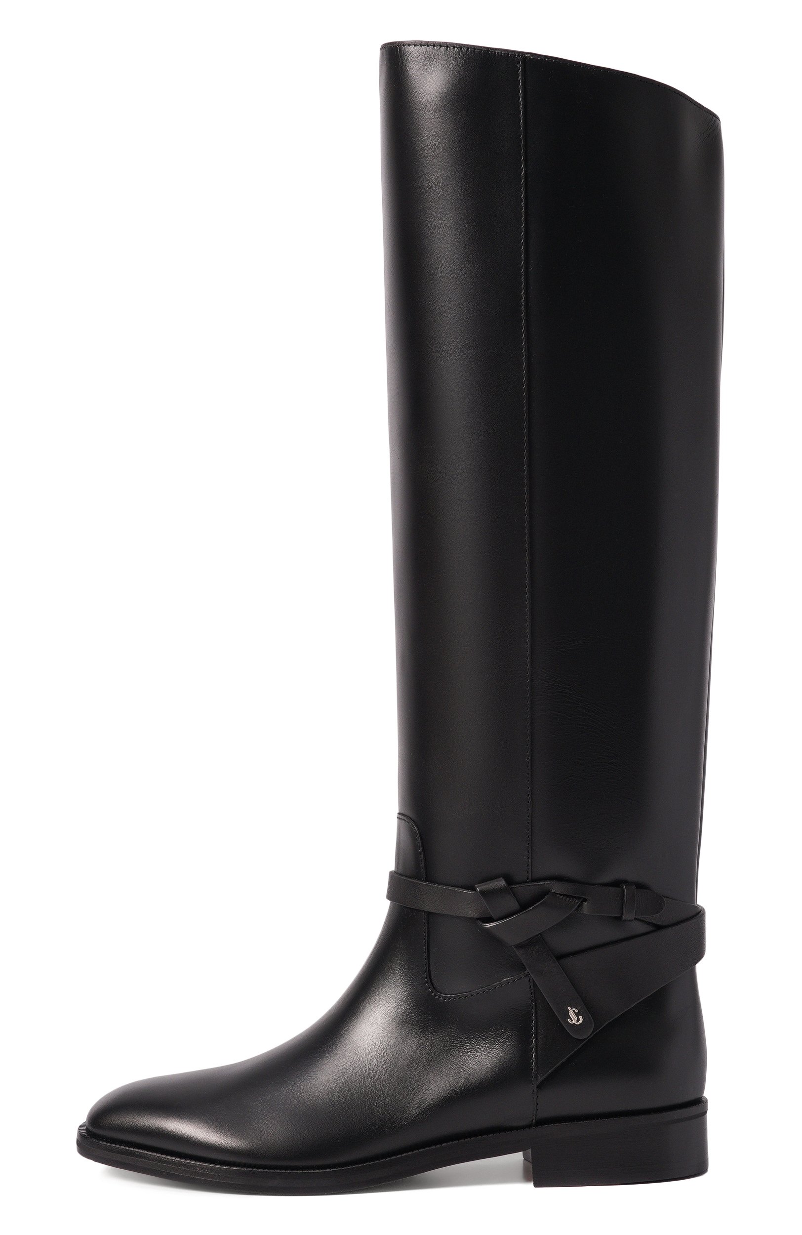 Кожаные сапоги lawton JIMMY CHOO, арт. LAWT0NKBFLATTKH, фото 4