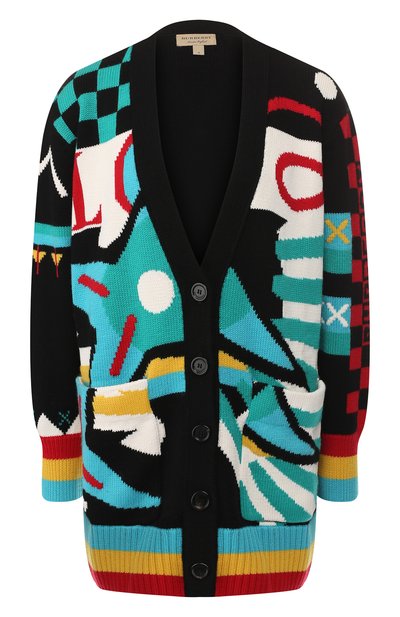 Женский кардиган из смеси шерсти и хлопка BURBERRY, арт. 8003177