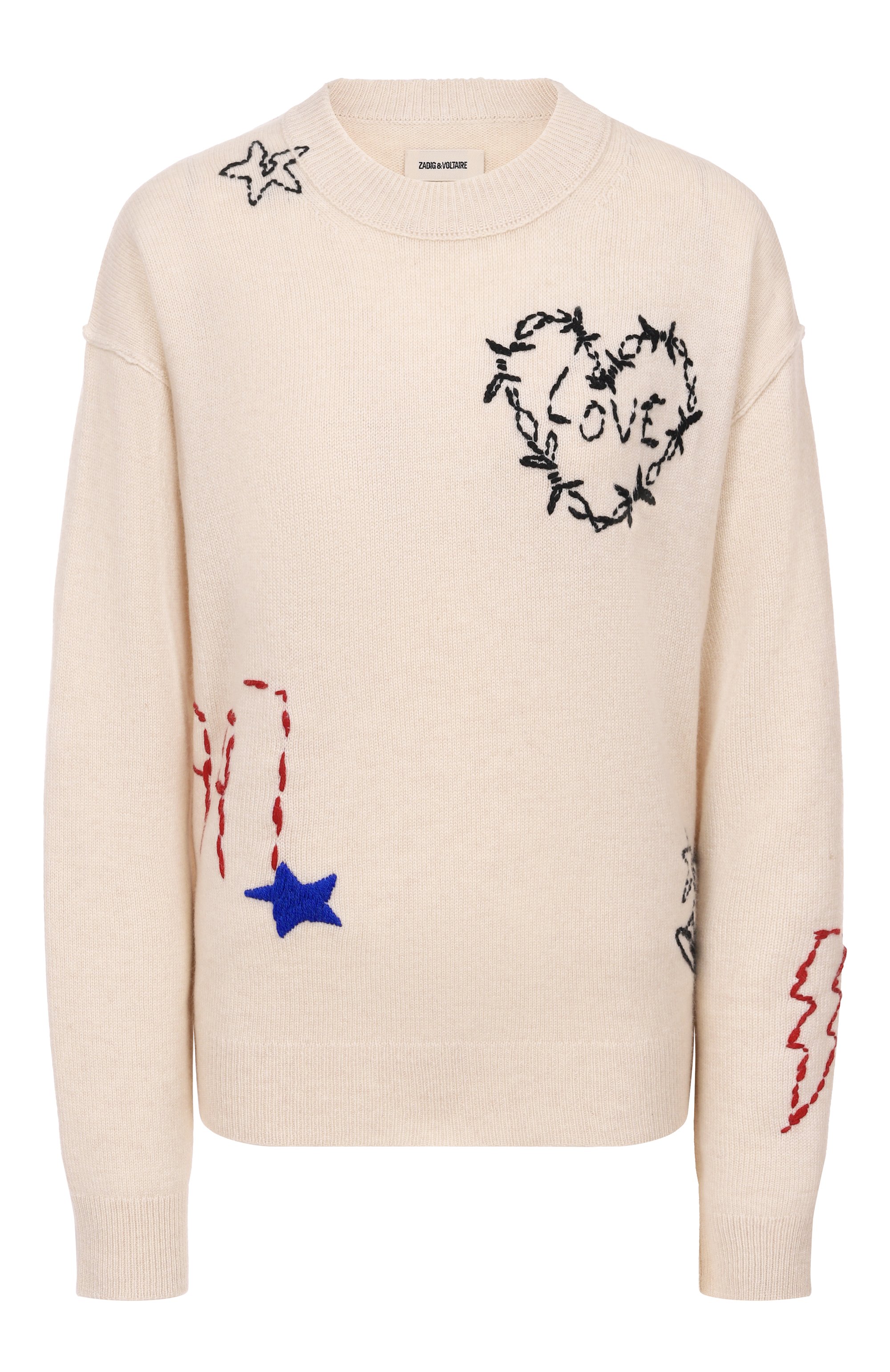 Кашемировый пуловер ZADIG AND VOLTAIRE, арт. KWSW02810, фото 1