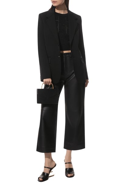 Кожаные мюли FENDI, арт. 8R8212 NA7, фото 2