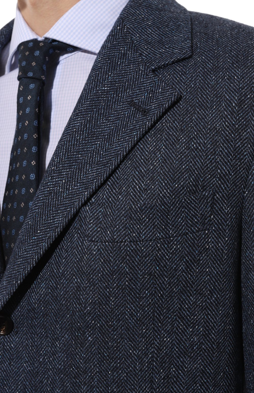 Костюм из шерсти и шелка BRUNELLO CUCINELLI темно-синего цвета по цене 632500 руб., арт. MY452LDWH, фото 8 Костюм из шерсти и шелка BRUNELLO CUCINELLI, арт. MY452LDWH, фото 8