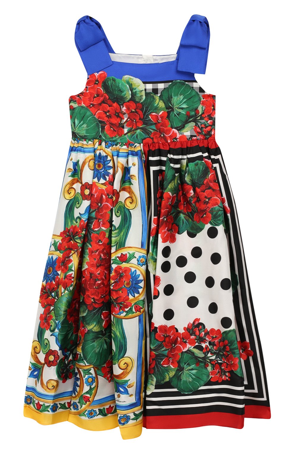 Шелковый сарафан DOLCE & GABBANA, арт. L51DH4/LA305/8-14, фото 1