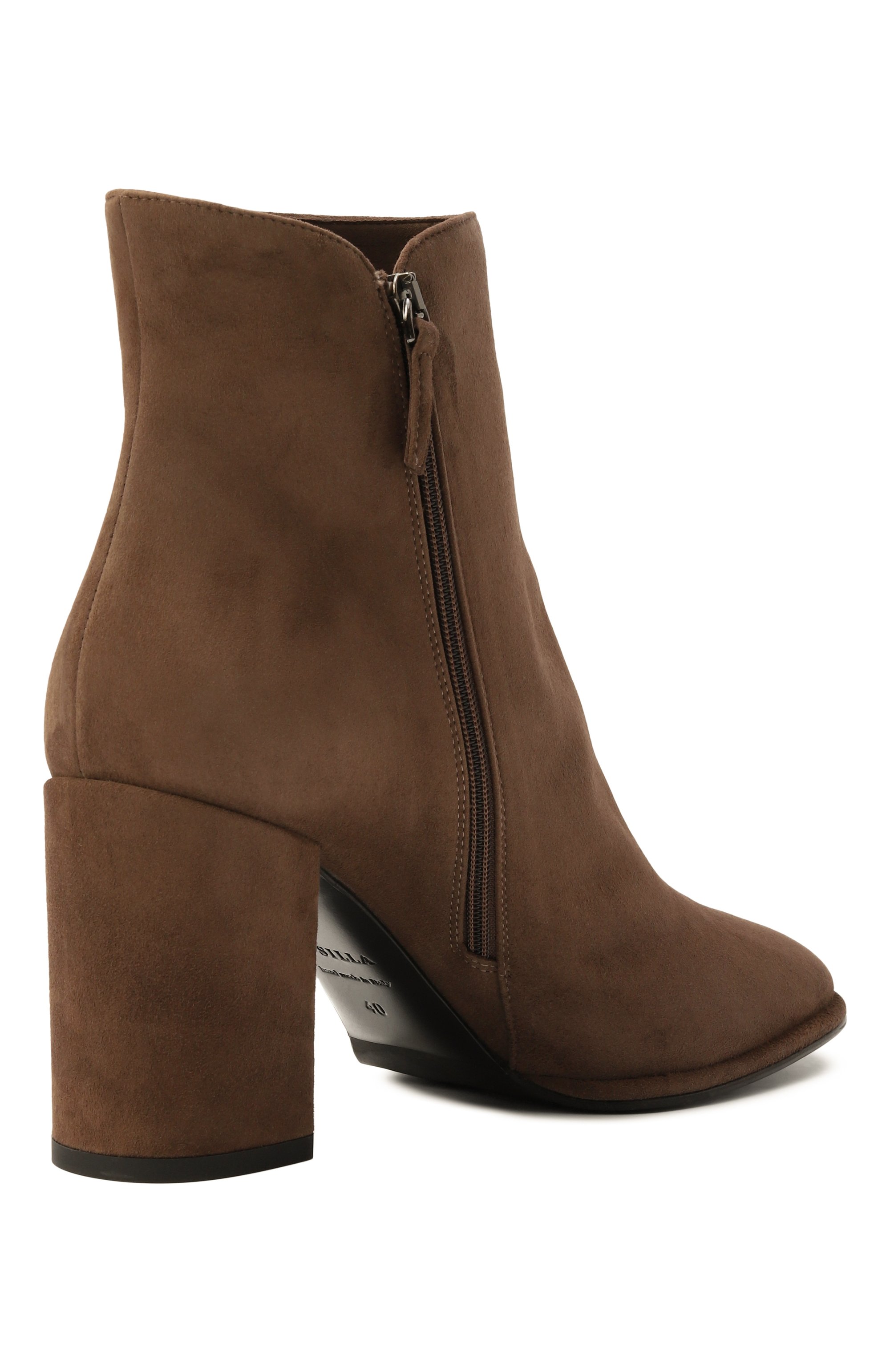 Замшевые ботильоны elsa 80 LE SILLA, арт. 7071R080RDPPP0W, фото 5